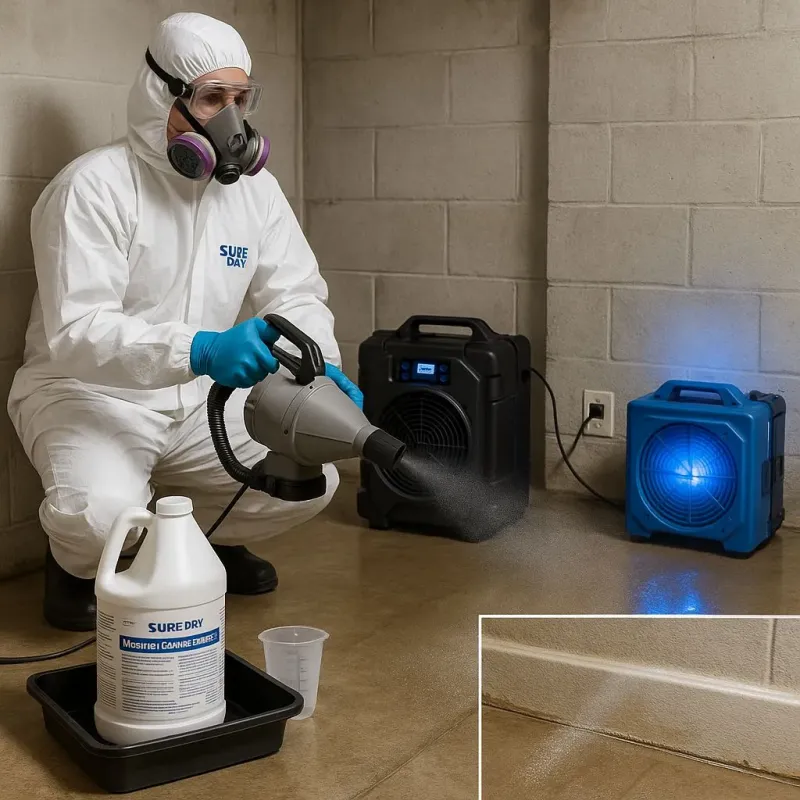 Sanitization and Odor Removal process in Litchfield, MI